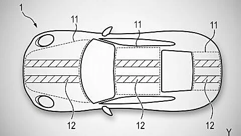 Porsche files patent for film that changes color and stripes