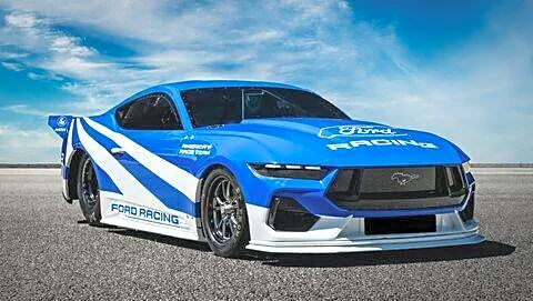 Ford's Mustang Cobra Jet 2200 sets fastest EV dragstrip time