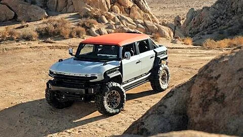 GM unveils all electric Hummer X concept at Pasadena studio