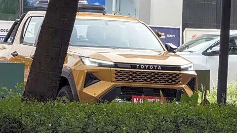 Next-gen Toyota Hilux spied in New Delhi TV ad shoot