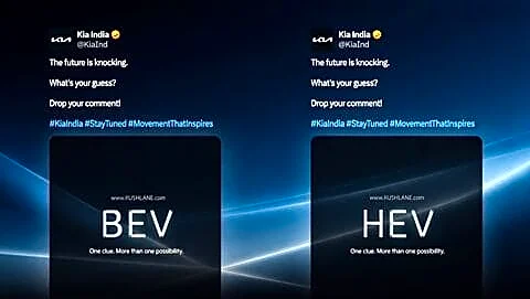 Kia teases HEV and BEV for India with spy shots