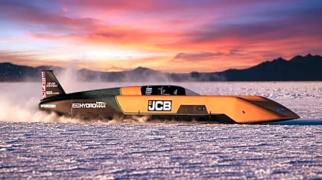 JCB's hydrogen car breaks world speed land record