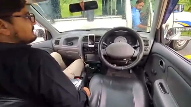 Watch: Driverless car crashes into police van in Pakistan