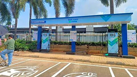 Tata Power Adani Reliance more than tripled EV chargers 19,000