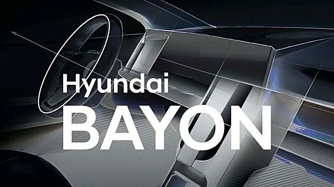 Hyundai teases Bayon SUV's design