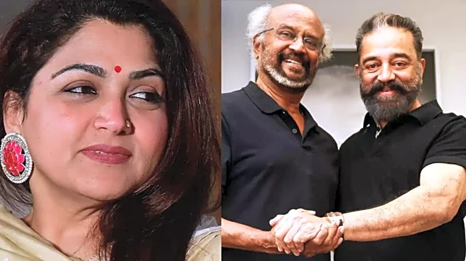 Khushbu slams rumors over Sundar C's exit from 'Thalaivar 173'