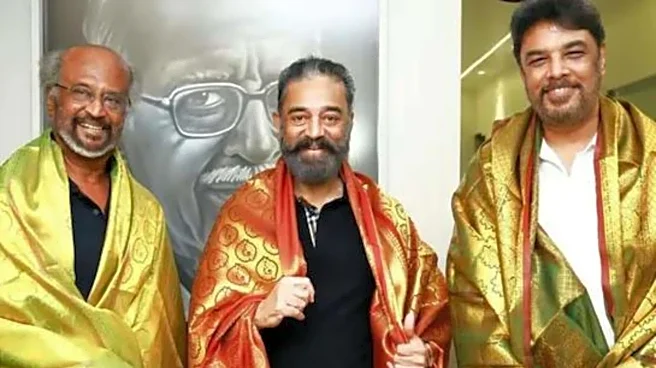 Kamal Haasan reacts to Sundar C's exit from Rajinikanth film