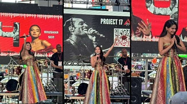 Anushka Sen debuts as singer, teams with Grammy winner