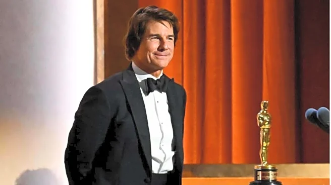 'Making films is...who I am': Tom Cruise receives honorary Oscar