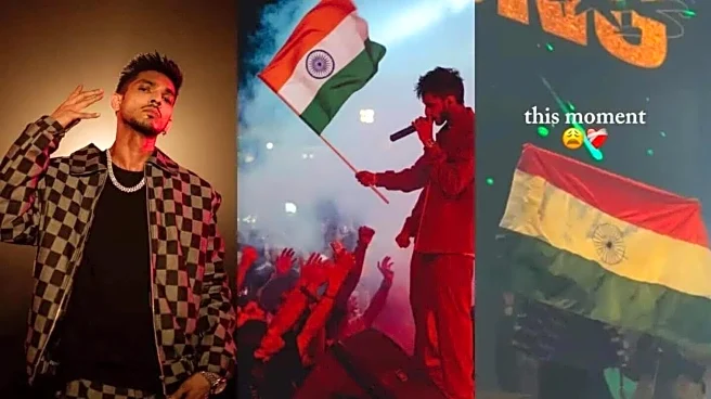 Who is Talha Anjum, Pakistani singer who waved Indian flag?