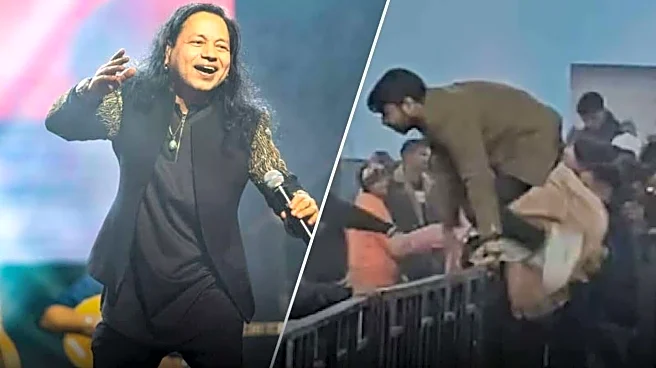 'You are behaving like animals': Kailash Kher halts concert mid-way