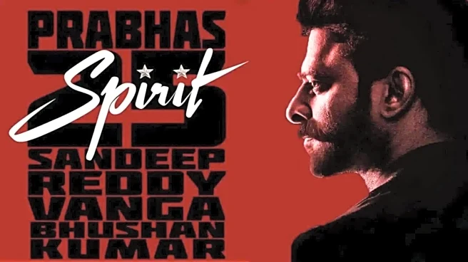 Prabhas's 'Spirit' 1st-look poster to drop on New Year's Eve?