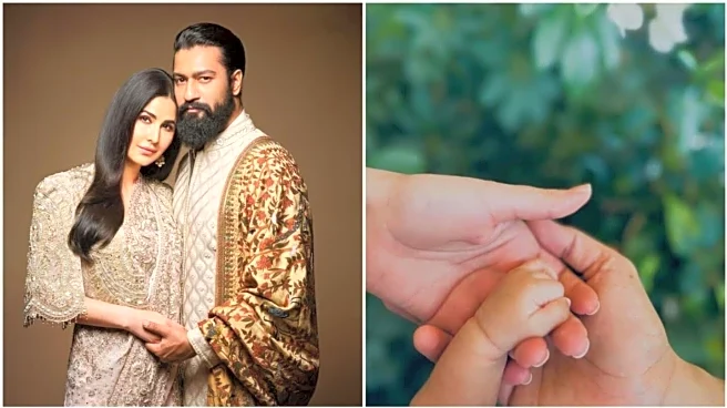 Katrina Kaif-Vicky Kaushal announce baby boy's name; share 1st glimpse