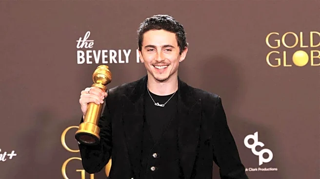 Timothée Chalamet wins 1st Golden Globe for 'Marty Supreme'