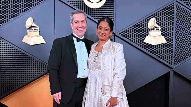Charu Suri's Nehru jacket adds Indian touch to Grammys 2026