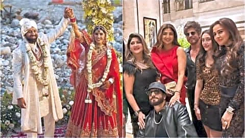 Dalal posts wedding photos as Khan meets Singh at party