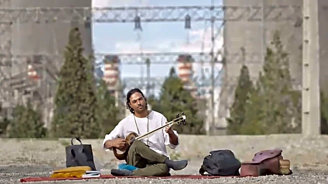 Iranian musician plays tar outside power plant amid Trump's threat