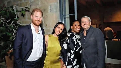 Mountbatten-Windsor and Markle attend Netflix co CEO party in Montecito