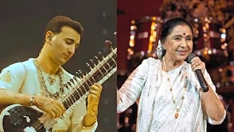 Sitarist Sharma honors Bhosle in Kolkata after her death