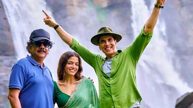 Wamiqa Gabbi celebrates success of 'Bhooth Bangla' with BTS photos