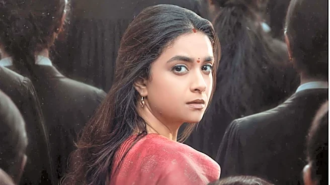 'Sathyavan Savithiri': First look of Keerthy Suresh's courtroom drama out