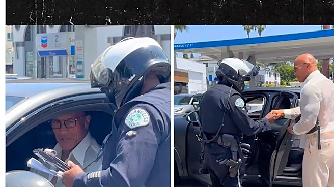 Dwayne Johnson pulled over by cop after attending Hollywood event