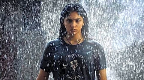 Raju launches Vijaykumar with 'Agadha' rain-soaked supernatural 1st look