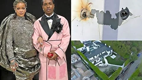 Fenty and Mayers's Beverly Crest mansion struck by gunfire