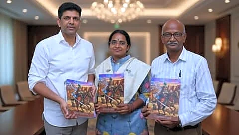 Union Minister Pemmasani Chandra Sekhar launches 'Gandikota Veeranari Govindamma' book