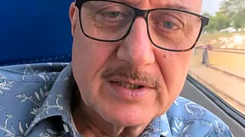 Kher backs Modi's fuel conservation push, takes Vande Bharat train