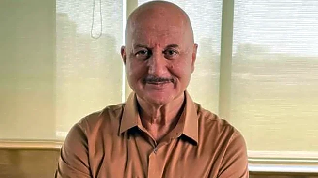 Anupam Kher takes train to support PM Modi's fuel-saving appeal
