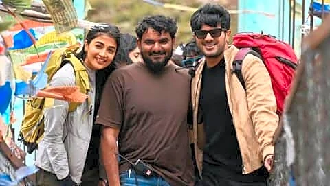Salmaan and Hegde share 'DQ41' mountain BTS photos after wrap