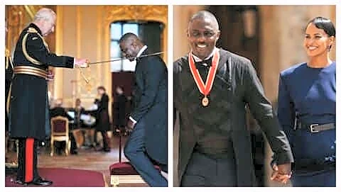 Elba receives knighthood from King Charles for youth work