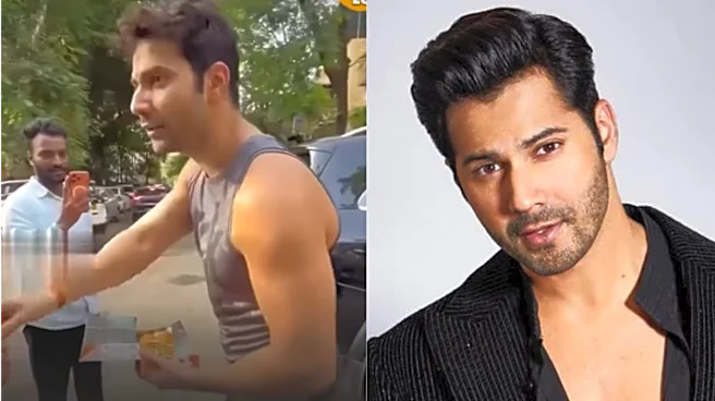 Varun Dhawan gets trolled for visiting a temple in shorts