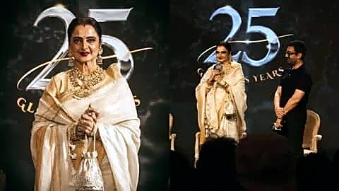 Rekha renews hope to work with Khan, recalls 'Time machine'