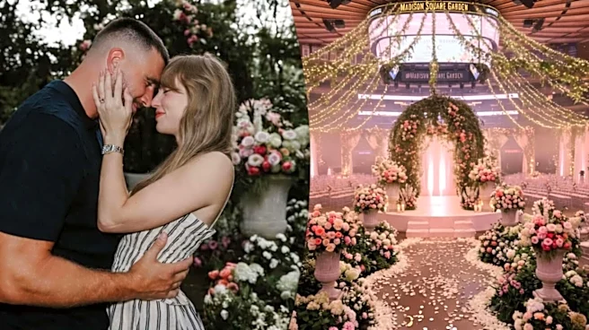 Inside grand preparations at Madison Square Garden for Taylor-Travis's wedding