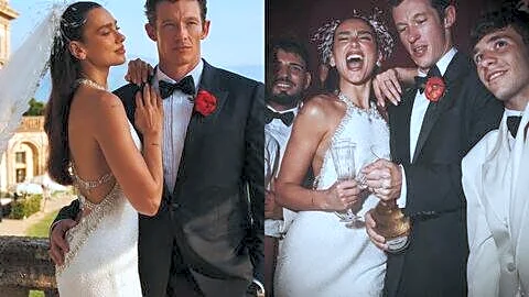 Lipa and Turner hold 2nd Sicily wedding at Villa Valguarnera