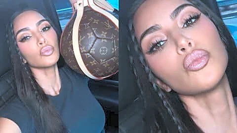 Kardashian shares rare 1998 Louis Vuitton World Cup bag