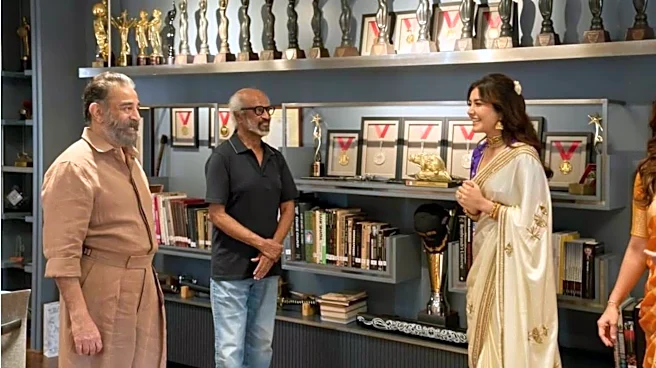 Raashii Khanna gushes over Rajinikanth, Kamal Haasan amid 'Dharman' casting
