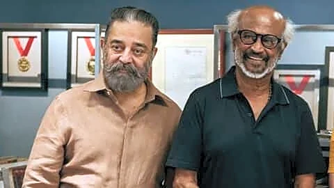 Rajinikanth 'Dharman' title and poster unveiled, Haasan recalls 50-year friendship