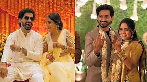 'Karbhari Laybhari' stars Sarkate and Chavaan marry in Mumbai