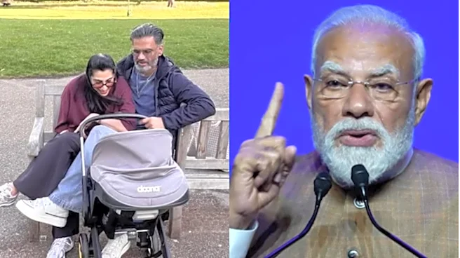 Suniel Shetty reveals granddaughter's daily ritual with PM Modi's picture