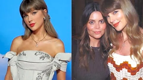 Swift wears vintage horseshoe pendant while promoting 'Toy Story 5'