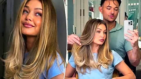Hadid debuts heart-shaped 'Love Layers' haircut at Swift-Kelce rehearsal dinner
