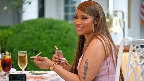 Minaj posts 'game over' after White House visit July 6
