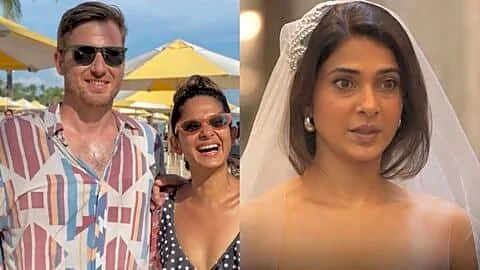 'Beyhadh' star Winget marries Singapore businessman Ishmael in UK ceremony