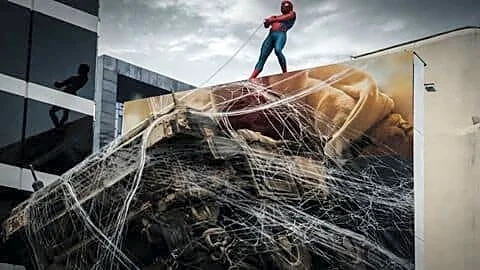 Mumbai gets 3D Spider-Man billboard for 'Spider-Man: Brand New Day'