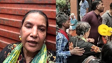 Azmi has health scare at Delhi protest over education reforms