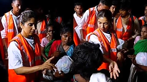 Pednekar aids Assam flood victims with solar lights and food