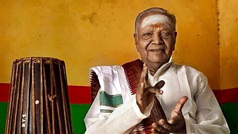 Carnatic maestro Thayumanavan dies aged 95, renowned for mridangam konakkol